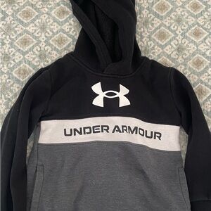 Under Armour Kids Black and Gray Hoodie
